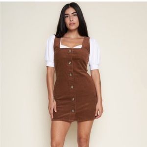 Whimsy and Roe Isla Dress in Fox Cord, XS